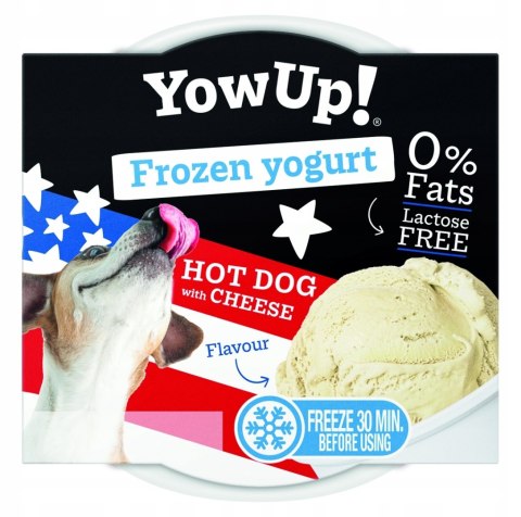 YOW UP Hot Dog with Cheese Jogurt do mrożenia lody dla psa 110g