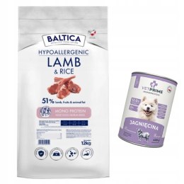 BALTICA ADULT LAMB&RICE M 12KG JAGNIĘCINA DLA RAS ŚREDNICH