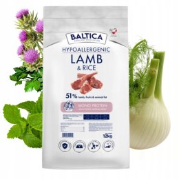 BALTICA ADULT LAMB&RICE M 12KG JAGNIĘCINA DLA RAS ŚREDNICH