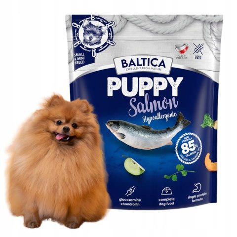 BALTICA PUPPY Salmon Hypoallergenic / z łososia dla szczeniąt XS/S 1kg