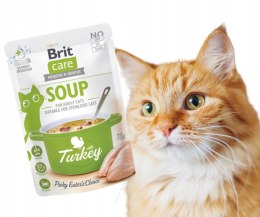 BRIT TURKEY SOUP Mokra karma dla kota Brit indyk 75g zupka z indyka