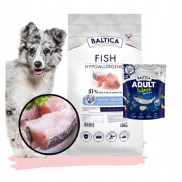 Baltica FISH&RICE 12KG RASY DUŻE KARMA LIGHT DIETETYCZNA rybka XL