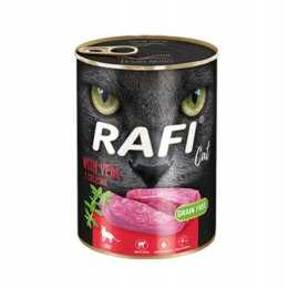 Dolina Noteci Rafi Cielęcina dla kotów 400g