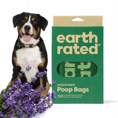 EARTH RATED (N) Reklamówki Lawendowe 120 szt