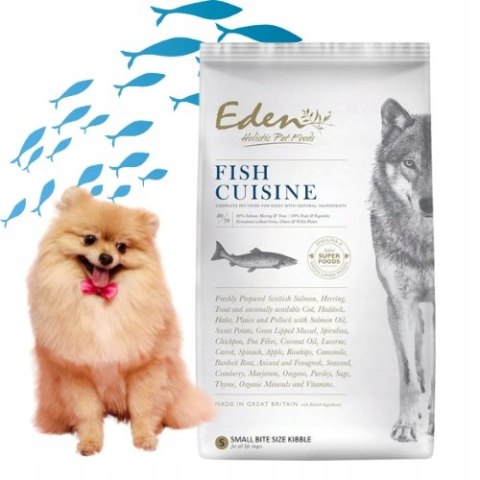 Karma Eden Fish Cuisine karma z rybką dla małych ras 2kg dla alergików