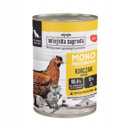 Karma mokra dla psa Wiejska Zagroda Kurczak monoproteinowa 400 g