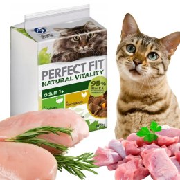 Perfect Fit Natural Vitality z indykiem i kurczakiem dla kota 6x50g