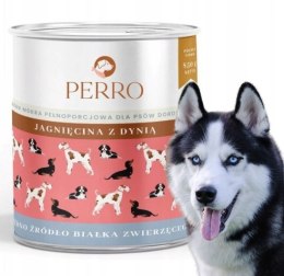 Perro Jagnięcina z dynią dla psów dorosłych 800g Monoproteinowa karma mokra