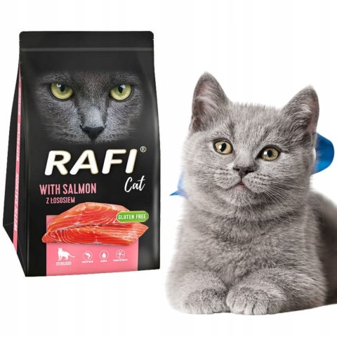 Rafi Cat with Salmon Sterilised Łosoś 1,5 kg