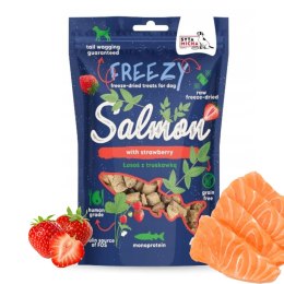 SYTA MICHA FREEZY Liofilizowane przysmaki Łosoś z truskawką 40 g