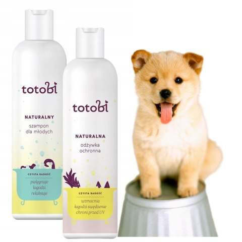TOTOBI Szampon dla SZCZENIĄT i odżywka ochronna 2X300