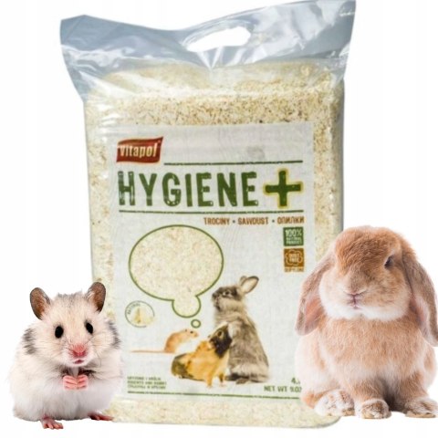 Vitapol HYGIENE - trociny naturalne PRASOWANE XXL 4,1kg x