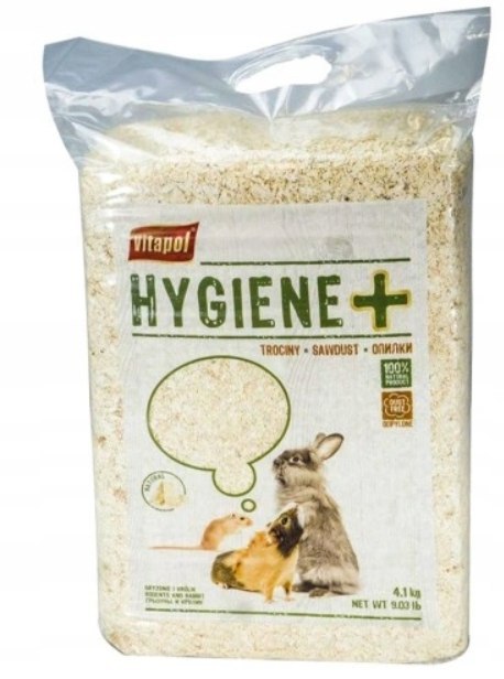 Vitapol HYGIENE - trociny naturalne PRASOWANE XXL 4,1kg x