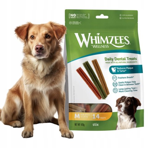 WHIMZEES Dental Stix M14 szt Gryzak dentystyczny