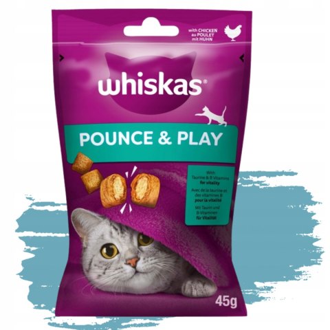 WHISKAS Energia i Witalność przysmak dla kota z kurczakiem 45 g