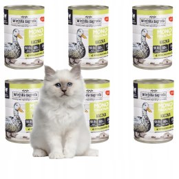 Wiejska Zagroda Monobiałkowa Kaczka dla kota 6x400