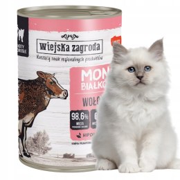 Wiejska Zagroda mokra karma dla kota Wołowina 400g