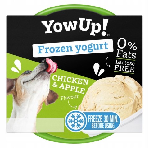 YOW UP! Chicken & Apple FROZEN YOGURT Jogurt do mrożenia o aromacie kurczak