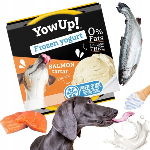 YOW UP! Salmon Tartar - Zdrowe Lody Jogurt do mrożenia Tatar z Łososia 110g
