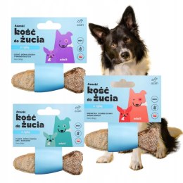 AZANKI Z RYBĄ 3X12CM KOŚĆ DO ŻUCIA KREWETKA DORSZ FLĄDRA ŁOSOŚ dla alergika