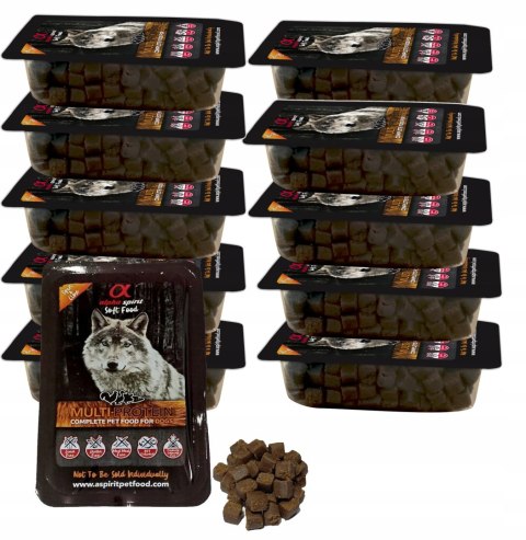 Alpha Spirit MULTIPROTEIN półmokra tacka 200G