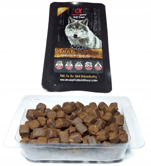 Alpha Spirit MULTIPROTEIN półmokra tacka 200G