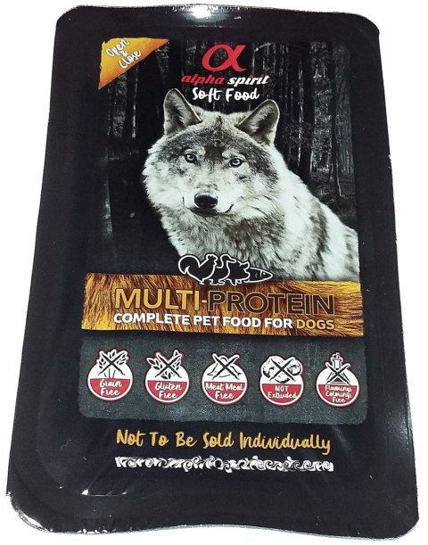 Alpha Spirit MULTIPROTEIN półmokra tacka 200G