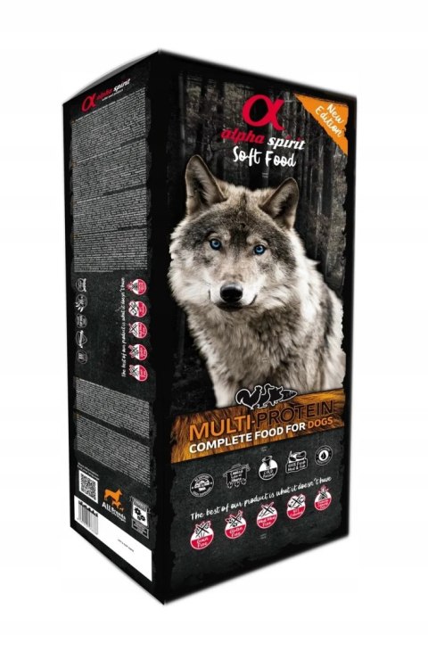 Alpha Spirit MULTIPROTEIN półmokra tacka 8 x 200G