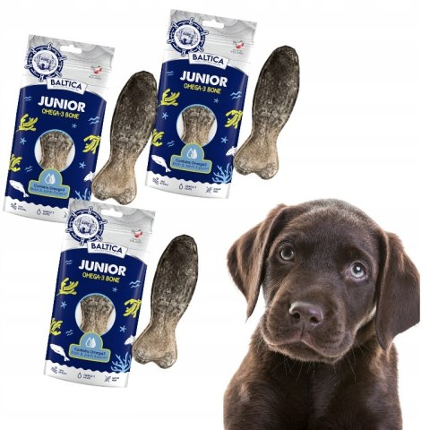 BALTICA JUNIOR OMEGA DO ŻUCIA DLA SZCZENIĄT Kość dla juniora z dorszem