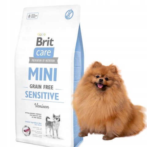 BRIT CARE DOG MINI GRAIN-FREE SENSITIVE 2 KG