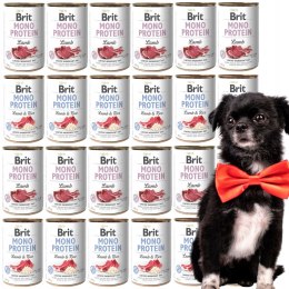 BRIT MONO protein MIX NAJLEPSZYCH SMAKÓW 24x400 g