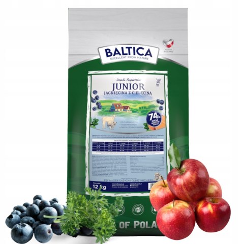 Baltica Junior Jagnięcina z cielęciną XL 12kg