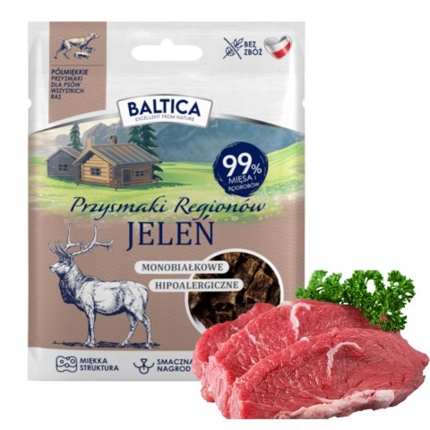 Baltica Półmiękkie przysmaki dla psów z jelenia 30g