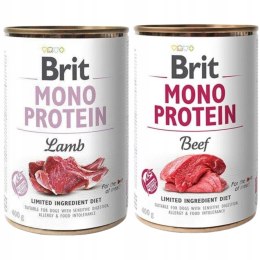Brit MonoProtein MIX MEGA SMAKI 24x400g 6 smaków