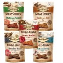 CARNILOVE JERKY Zestaw Przysmaków 5x100 DUCK HERRING QUAIL BEEF MUSCLE