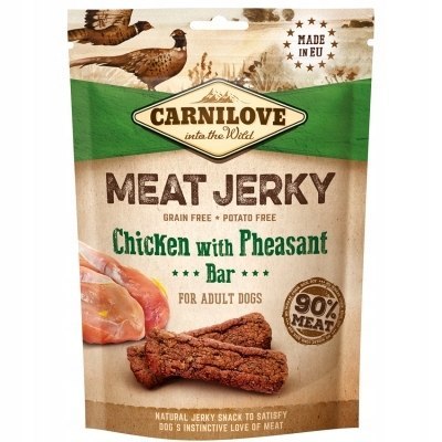 CARNILOVE JERKY Zestaw Przysmaków 5x100 DUCK HERRING QUAIL BEEF MUSCLE