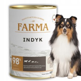 FARMA Select Indyk 400g - Karma mokra dla psa