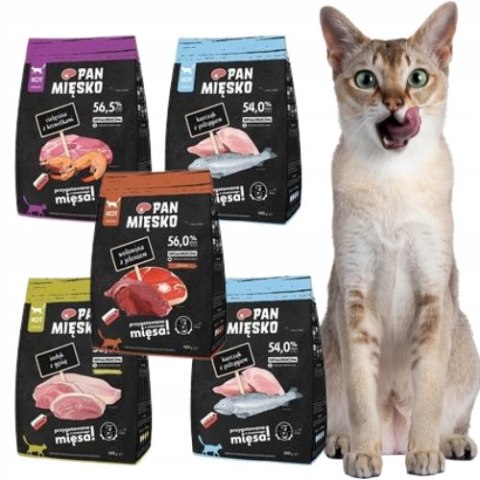 PAN MIĘSKO PAKIET PRÓBNY DLA KOTA WYBREDNEGO 2KG