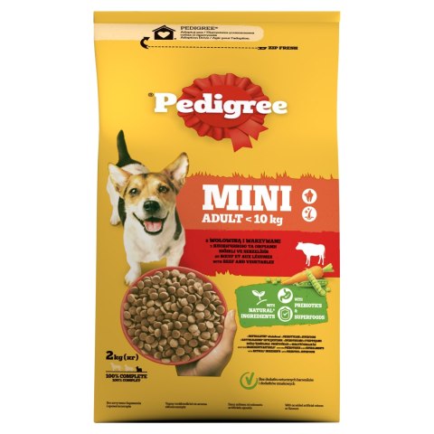 PEDIGREE Adult sucha karma wołowina, warzywa 2kg