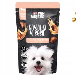Pan Mięsko Karma mokra dla psa Kawałki w sosie Cielęcina z królikiem (doros