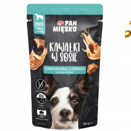 Pan Mięsko Karma mokra dla psa Kawałki w sosie Wieprzowina z dzikiem (doros