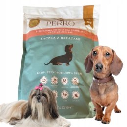 Perro kaczka z batatami małe rasy sucha karma dla psów z alergią 1 kg