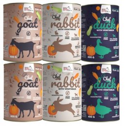 Syta Micha CHEF ZESTAW MONOPROTEIN 6x400G MIX SMAKÓW