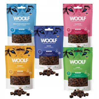 WOOLF NOWE SMACZKI 5X100 MONOPROTEIN MIX
