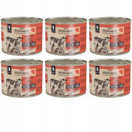 Wiejska Zagroda Królik z cielęciną 6x200 mokra dla kociąt