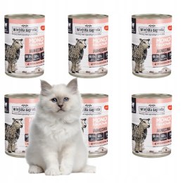 Wiejska Zagroda Monobiałkowa Jagnięcina dla kota 6x400