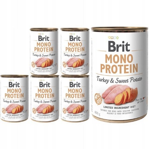 Brit Mono Protein Turkey & Sweet Potato 6x400
