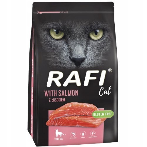 Rafi Cat 2x7kg z jagnięciną, z łososiem sterilized
