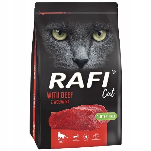 Rafi Cat 2x7kg z jagnięciną, z wołowiną dla kota