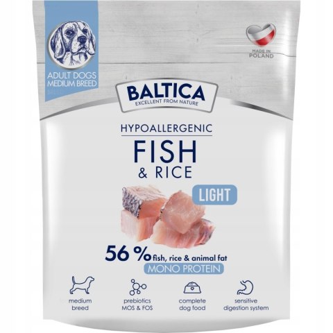 BALTICA ADULT Fish Venison Lamb rice MIX DLA RAS ŚREDNICH 3X1KG